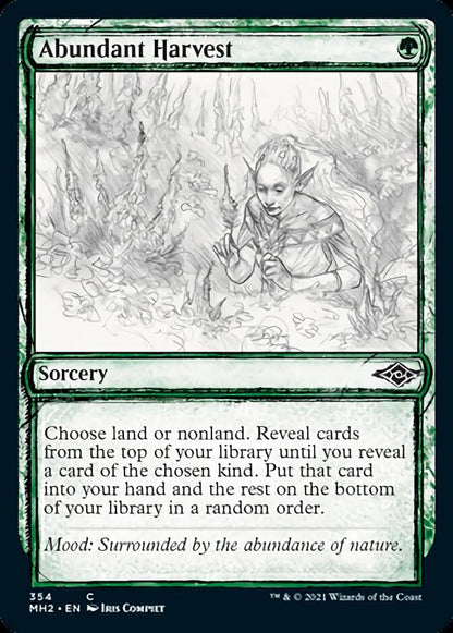 Abundant Harvest (Sketch) [Modern Horizons 2] Foil