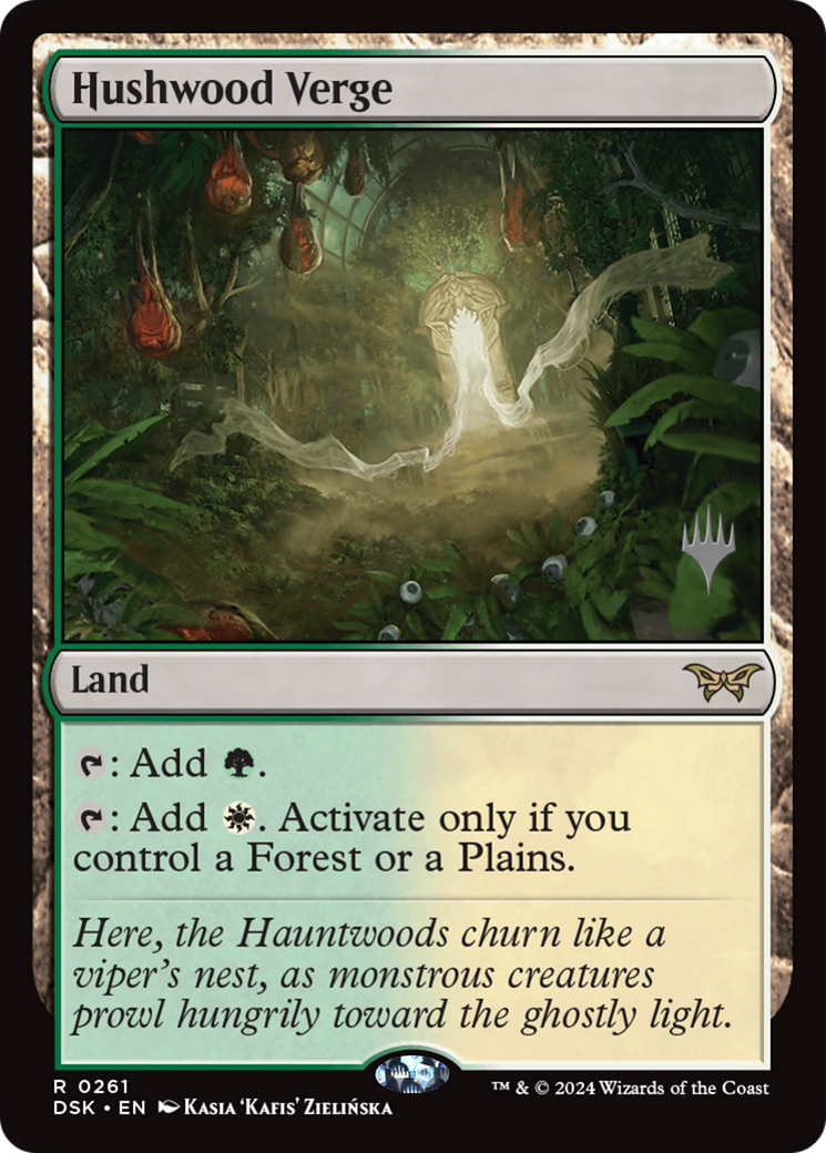 Hushwood Verge (Promo Pack) [Duskmourn: House of Horror Promos] Foil