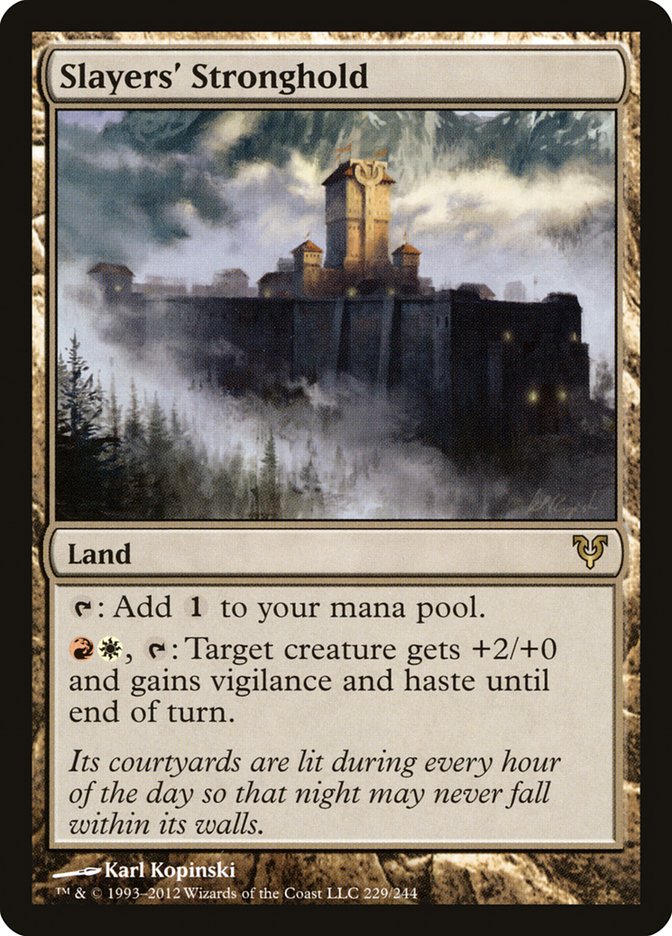 Slayers' Stronghold [Avacyn Restored] Foil