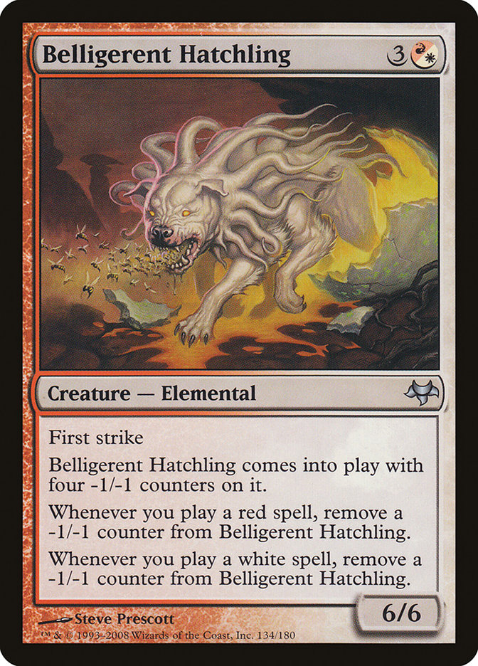 Belligerent Hatchling [Eventide] Foil