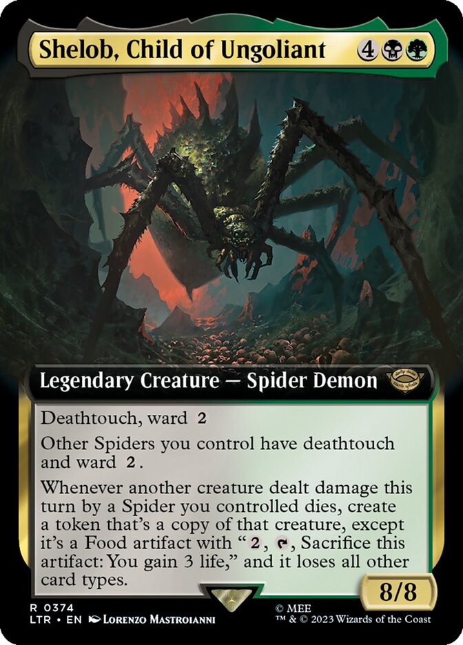 Shelob, Child of Ungoliant (Extended Art) [The Lord of the Rings: Tales of Middle-Earth] Foil