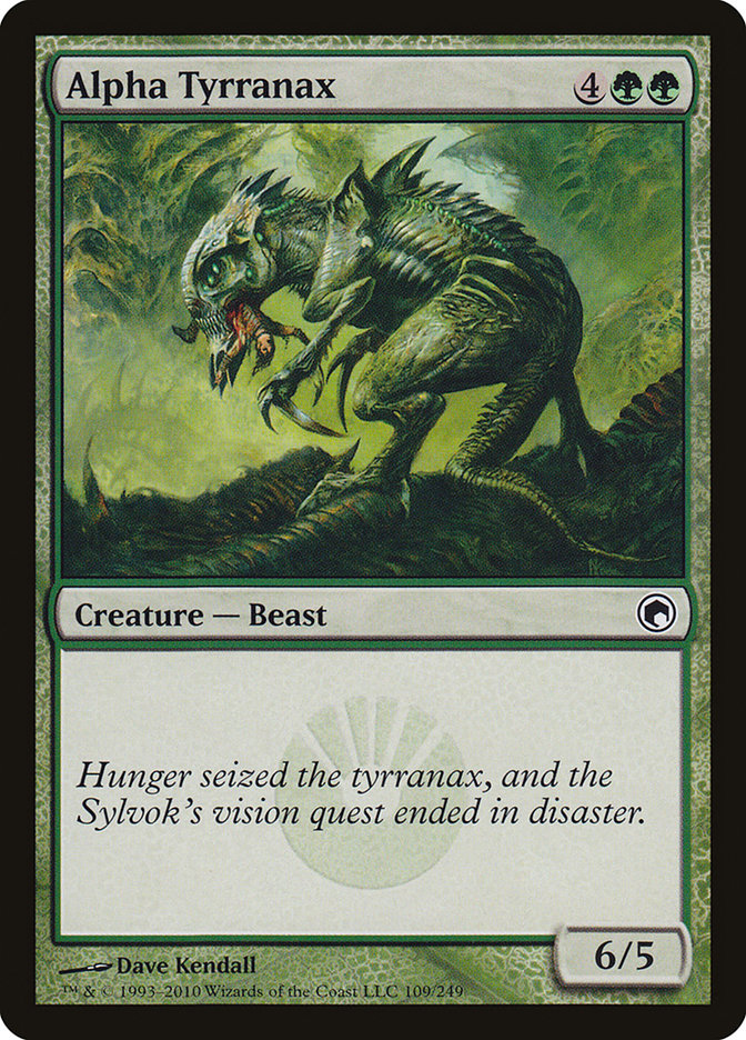 Alpha Tyrranax [Scars of Mirrodin] Foil