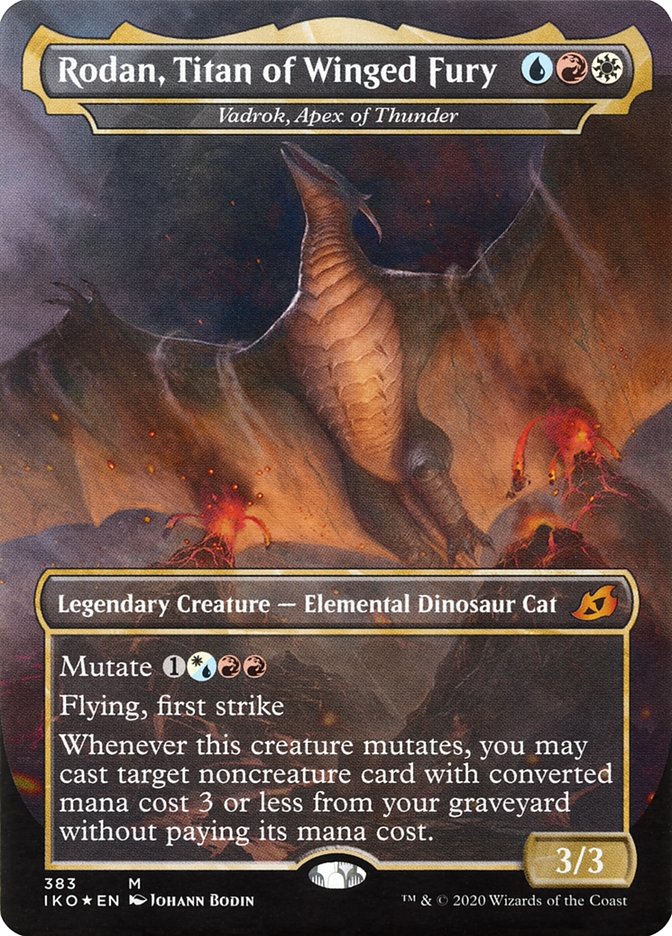 Vadrok, Apex of Thunder - Rodan, Titan of Winged Fury (Godzilla Series) [Ikoria: Lair of Behemoths] Foil