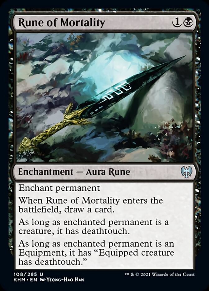 Rune of Mortality [Kaldheim] Foil