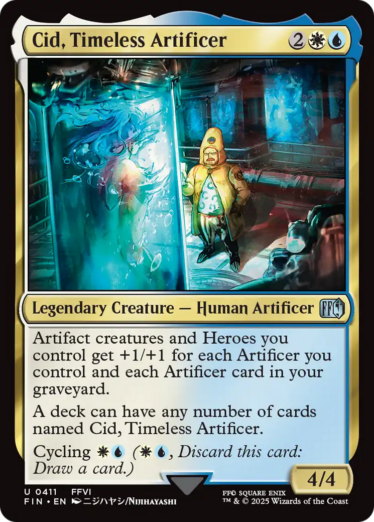 Cid, Timeless Artificer (0411) [FINAL FANTASY] Foil