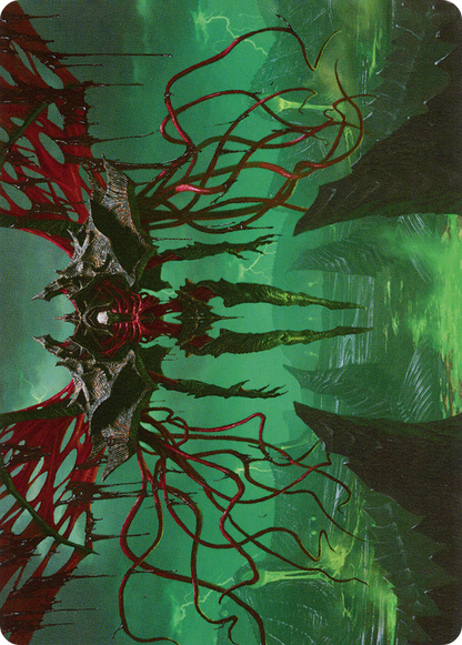 Archfiend of the Dross // Archfiend of the Dross  [Phyrexia: All Will Be One Art Series] (Borderless)