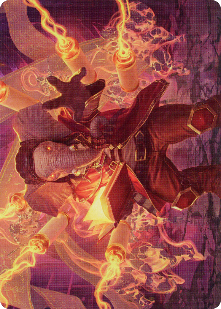 Quintorius, Loremaster // Quintorius, Loremaster  [March of the Machine Art Series] (Borderless) Foil