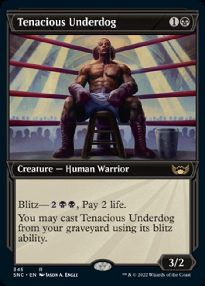 Tenacious Underdog (Showcase Art Deco) [Streets of New Capenna] Foil