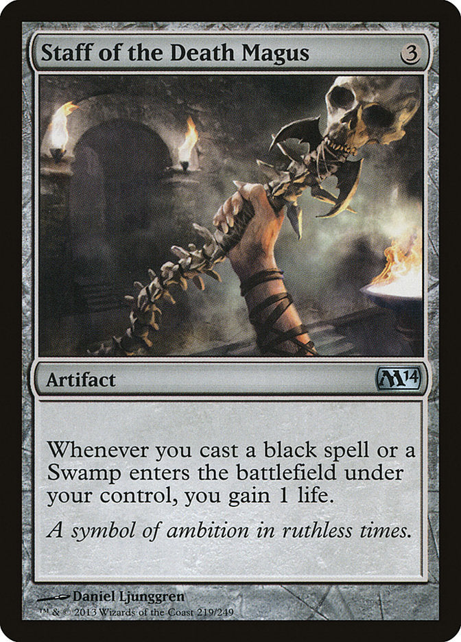 Staff of the Death Magus [Magic 2014] Foil