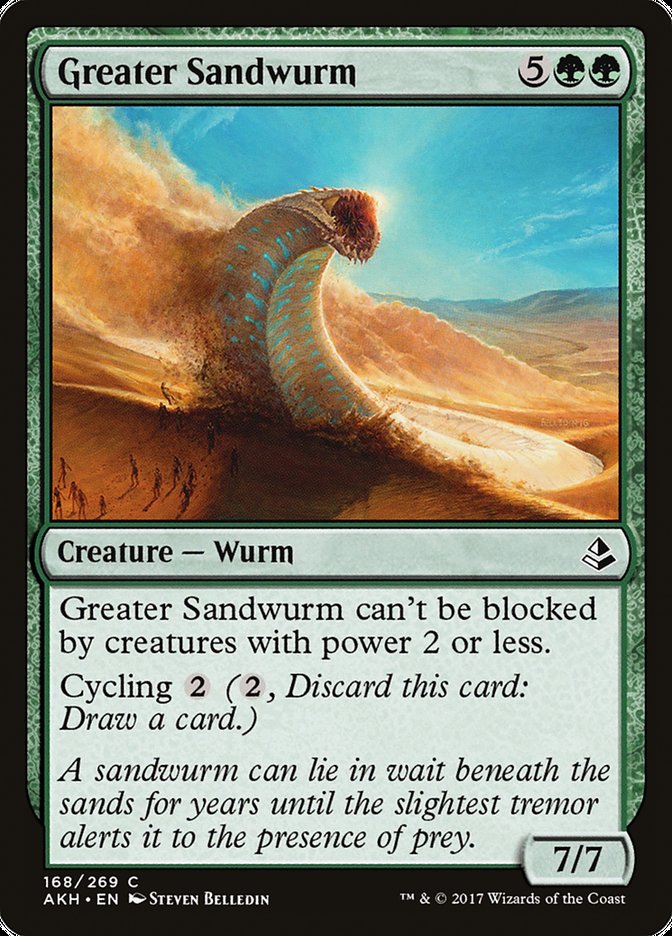 Greater Sandwurm [Amonkhet] Foil
