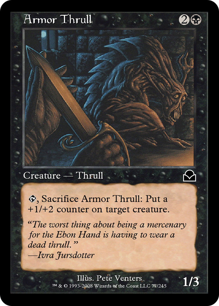 Armor Thrull  [Masters Edition II] Foil