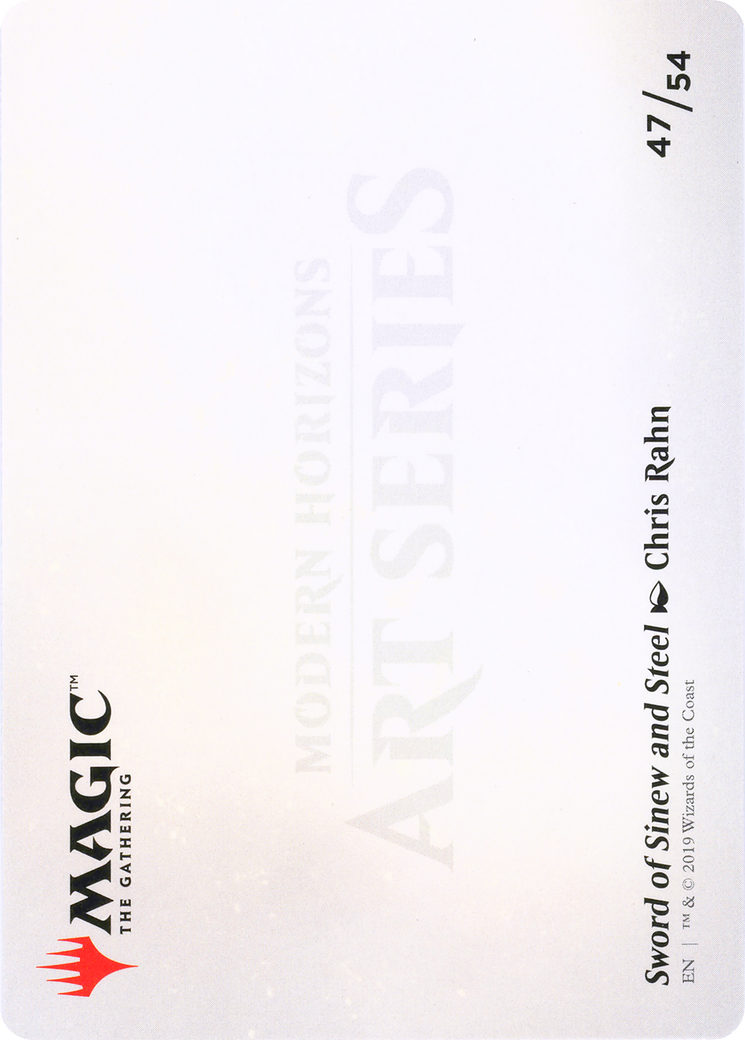 Sword of Sinew and Steel // Sword of Sinew and Steel  [Modern Horizons Art Series] (Borderless)