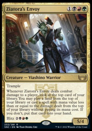 Ziatora's Envoy (Promo Pack) [Streets of New Capenna Promos] Foil