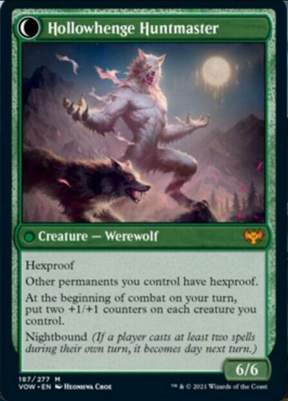 Avabruck Caretaker // Hollowhenge Huntmaster [Innistrad: Crimson Vow] Foil