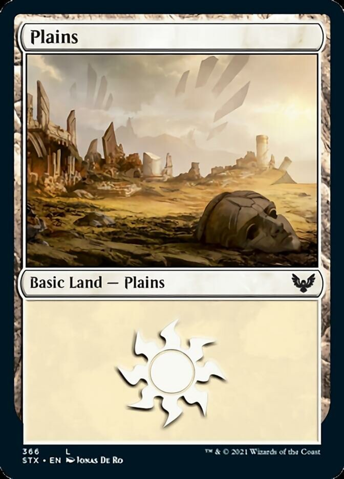 Plains (366) [Strixhaven: School of Mages] Foil