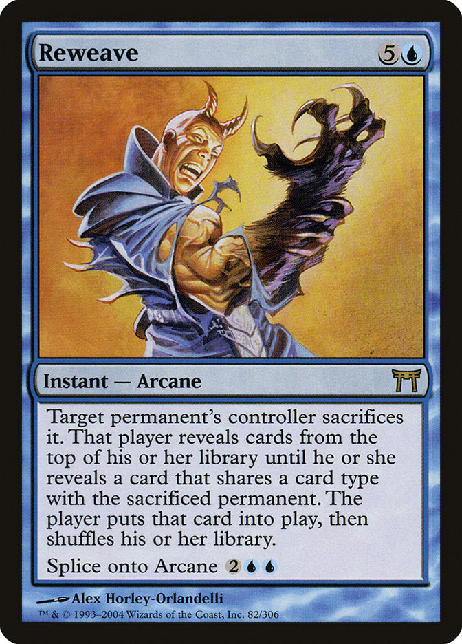 Reweave [Champions of Kamigawa] Foil