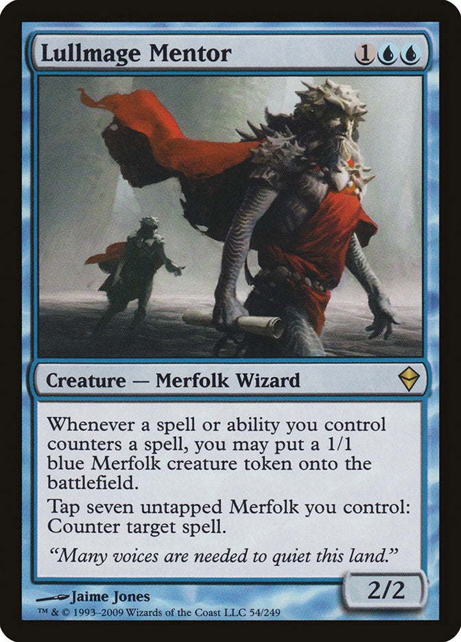 Lullmage Mentor [Zendikar] Foil