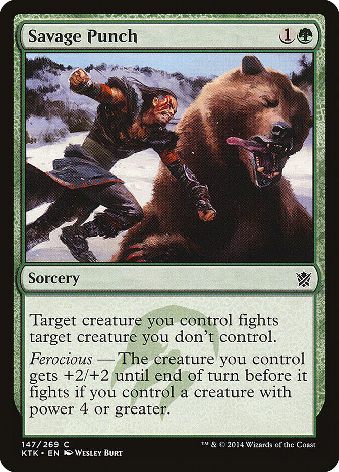 Savage Punch [Khans of Tarkir] Foil