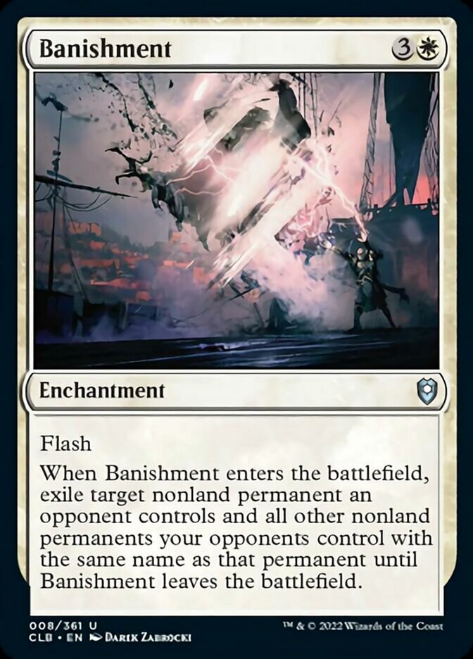 Banishment [Commander Legends: Battle for Baldur's Gate] Foil
