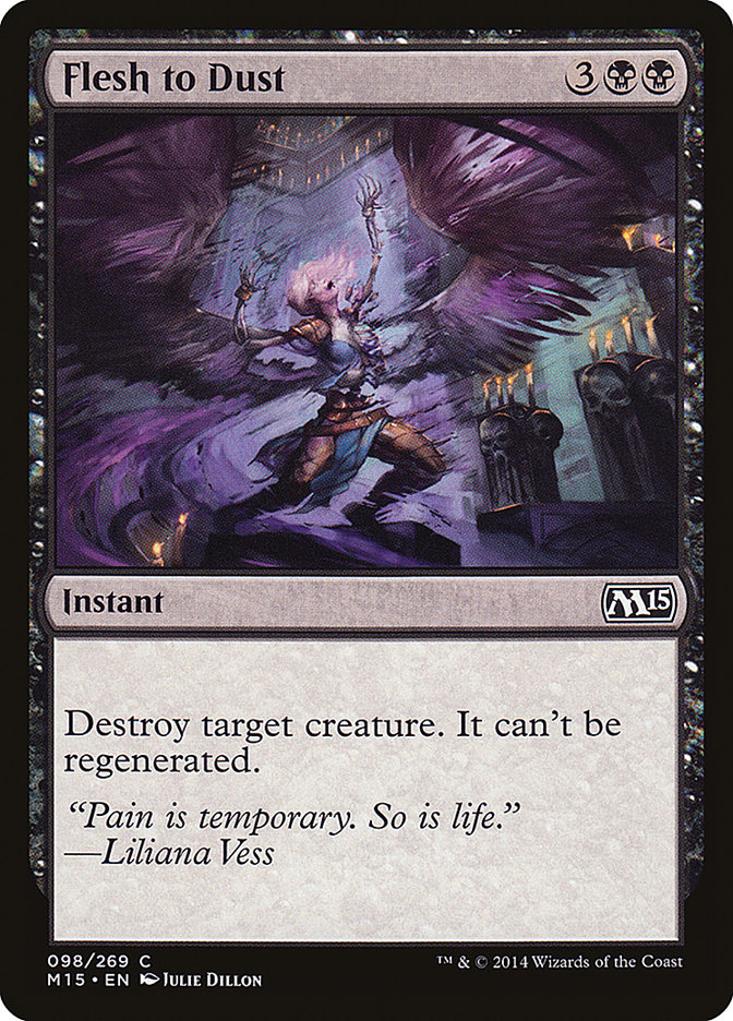 Flesh to Dust [Magic 2015] Foil