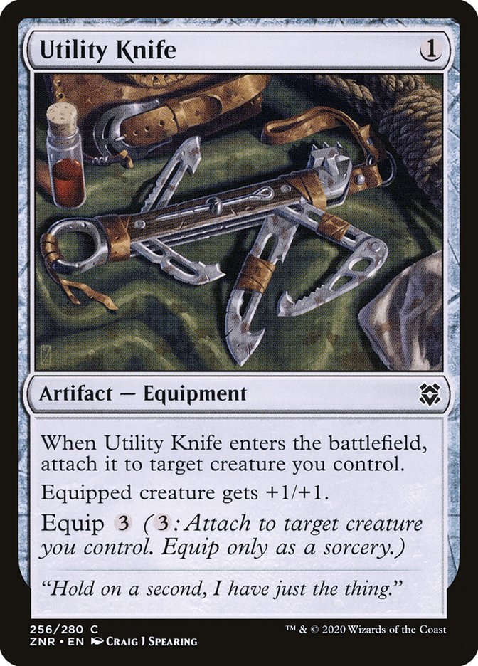 Utility Knife [Zendikar Rising] Foil