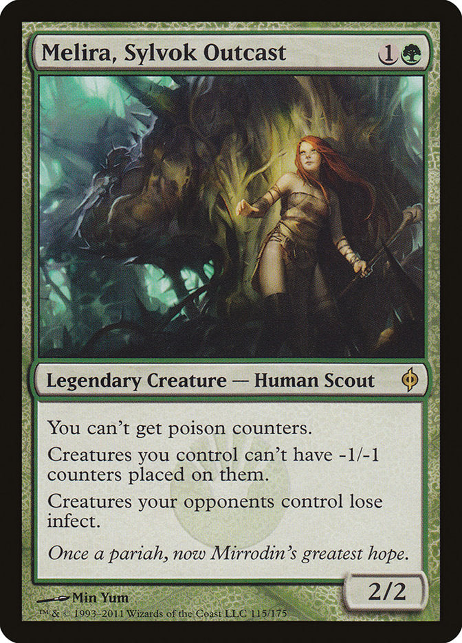 Melira, Sylvok Outcast [New Phyrexia] Foil