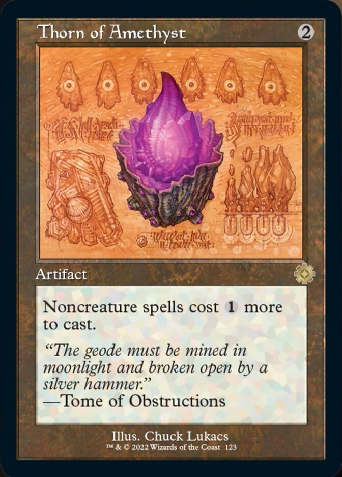 Thorn of Amethyst (Retro Schematic) [The Brothers' War Retro Artifacts] Foil