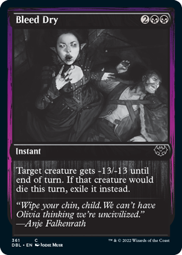 Bleed Dry [Innistrad: Double Feature] Foil