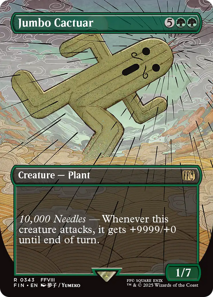 Jumbo Cactuar (Borderless) [FINAL FANTASY] Foil