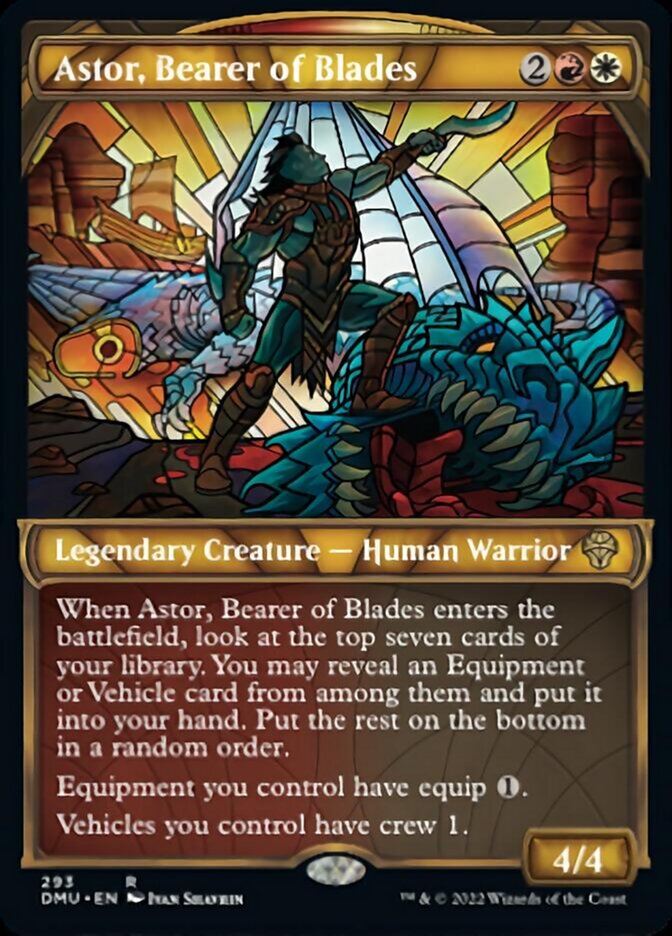 Astor, Bearer of Blades (Showcase) [Dominaria United] Foil