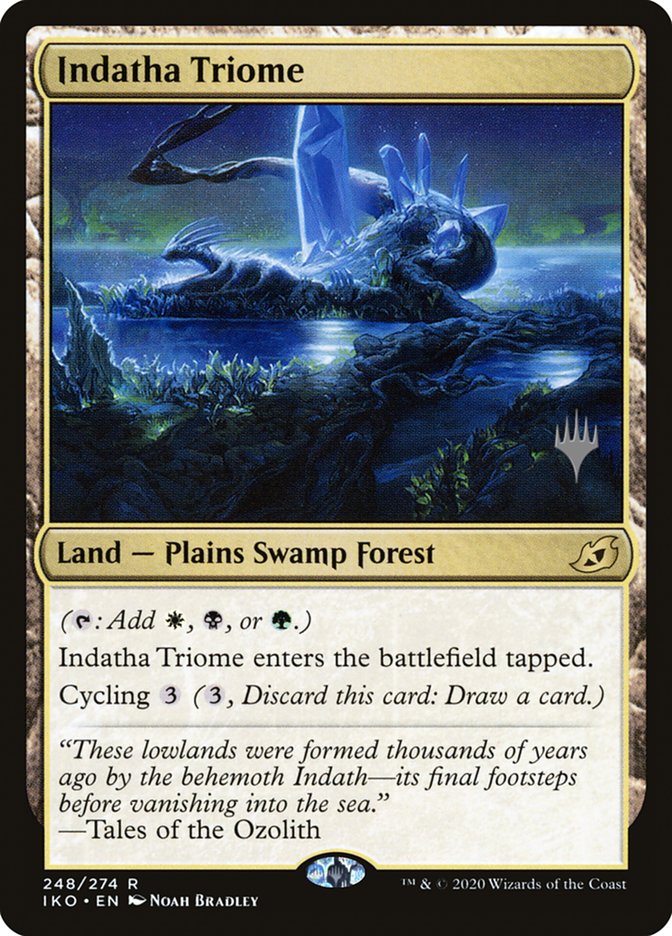 Indatha Triome (Promo Pack) [Ikoria: Lair of Behemoths Promos] Foil