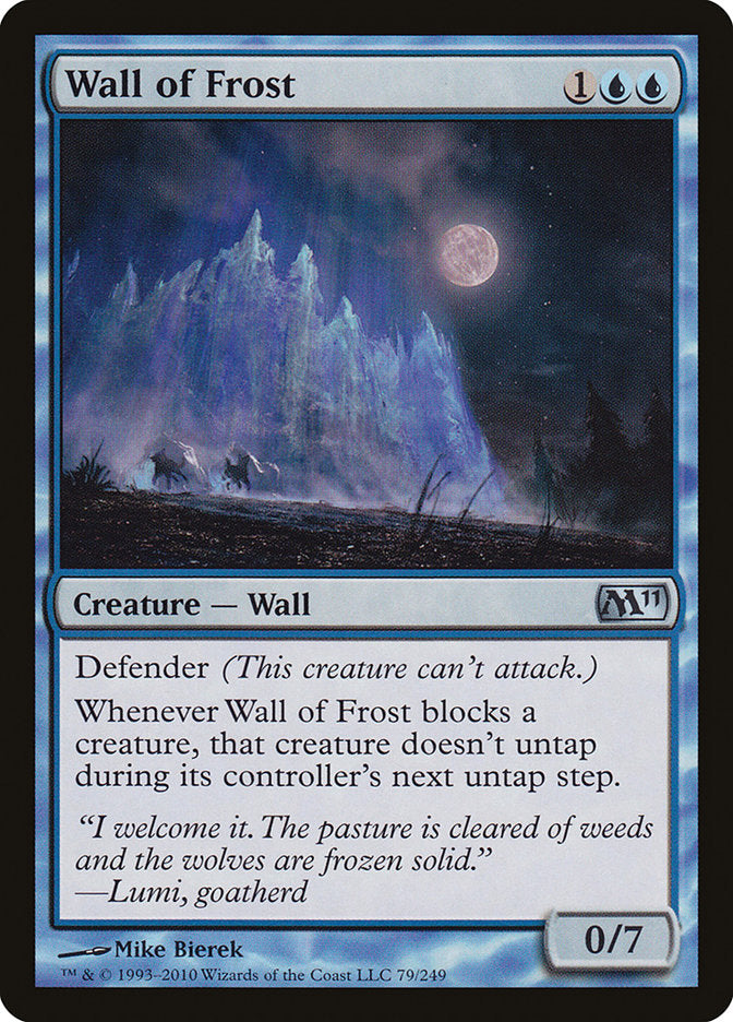 Wall of Frost [Magic 2011] Foil