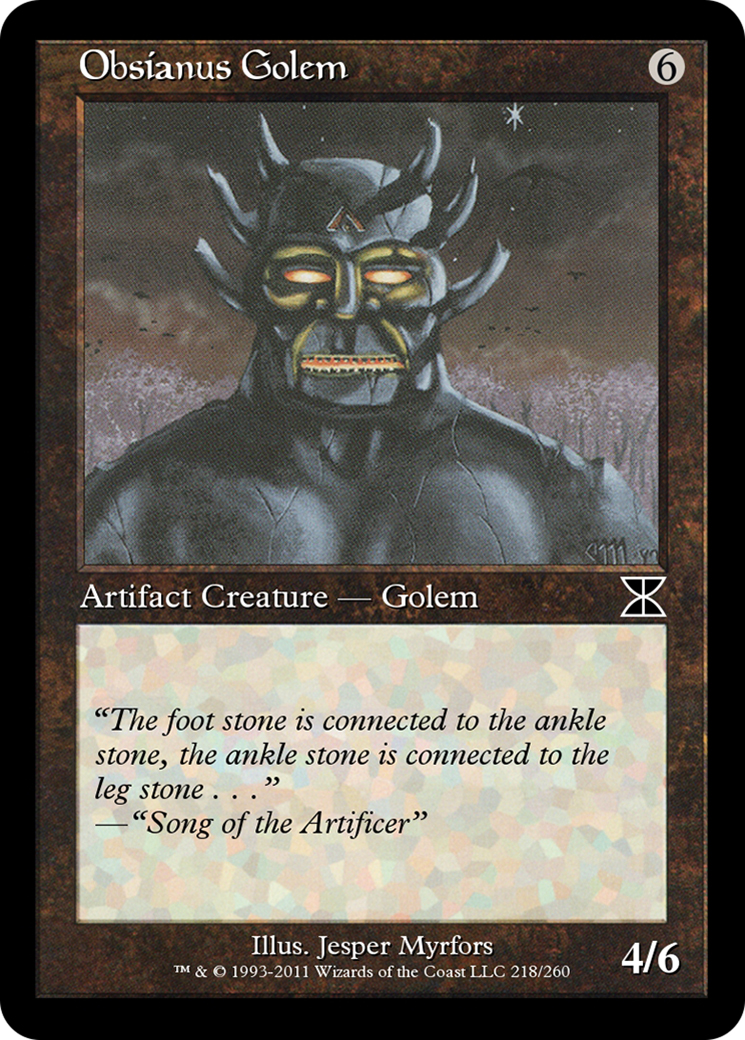Obsianus Golem  [Masters Edition IV]