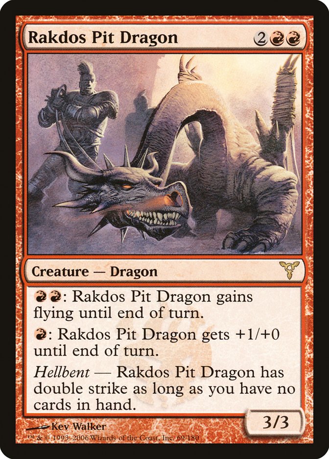 Rakdos Pit Dragon [Dissension] Foil