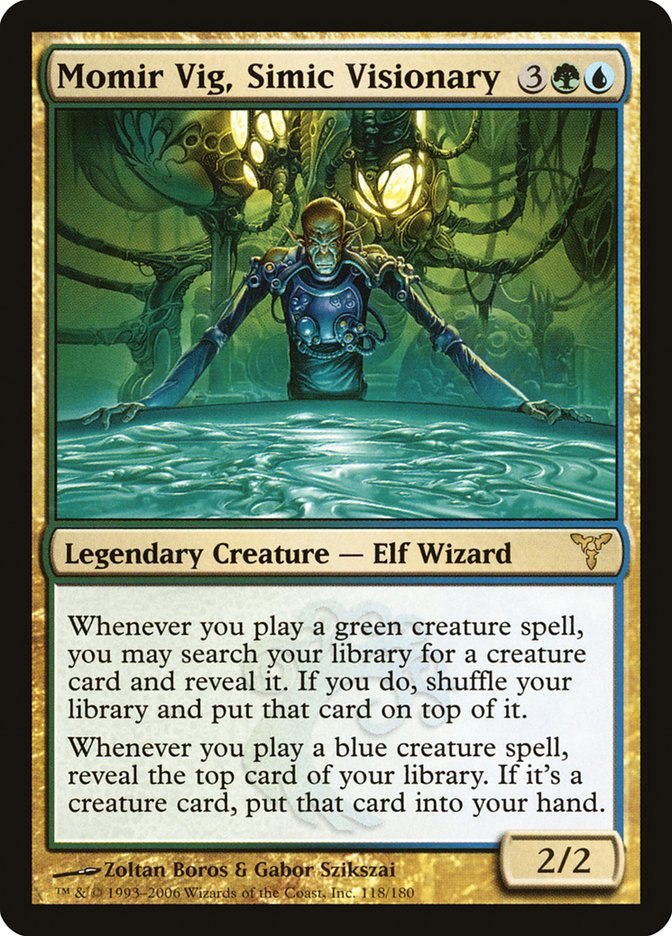 Momir Vig, Simic Visionary [Dissension] Foil
