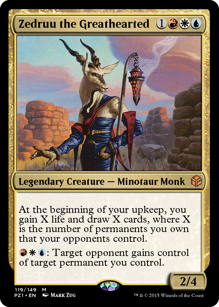 Zedruu the Greathearted  [Legendary Cube Prize Pack] Foil