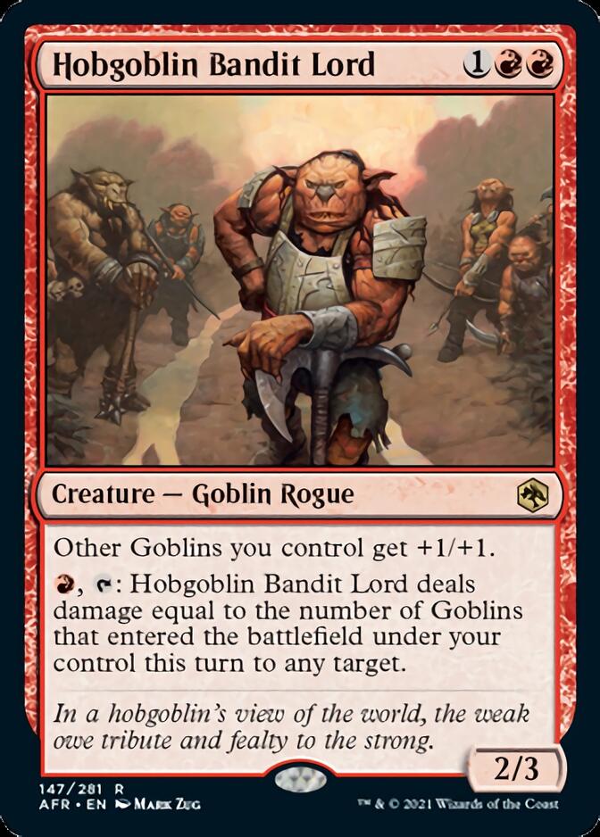 Hobgoblin Bandit Lord [Dungeons & Dragons: Adventures in the Forgotten Realms] Foil