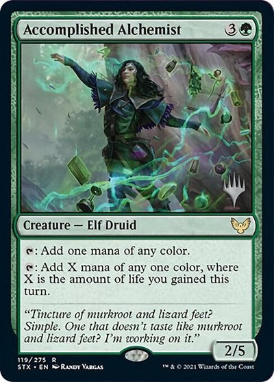 Accomplished Alchemist (Promo Pack) [Strixhaven: School of Mages Promos] Foil