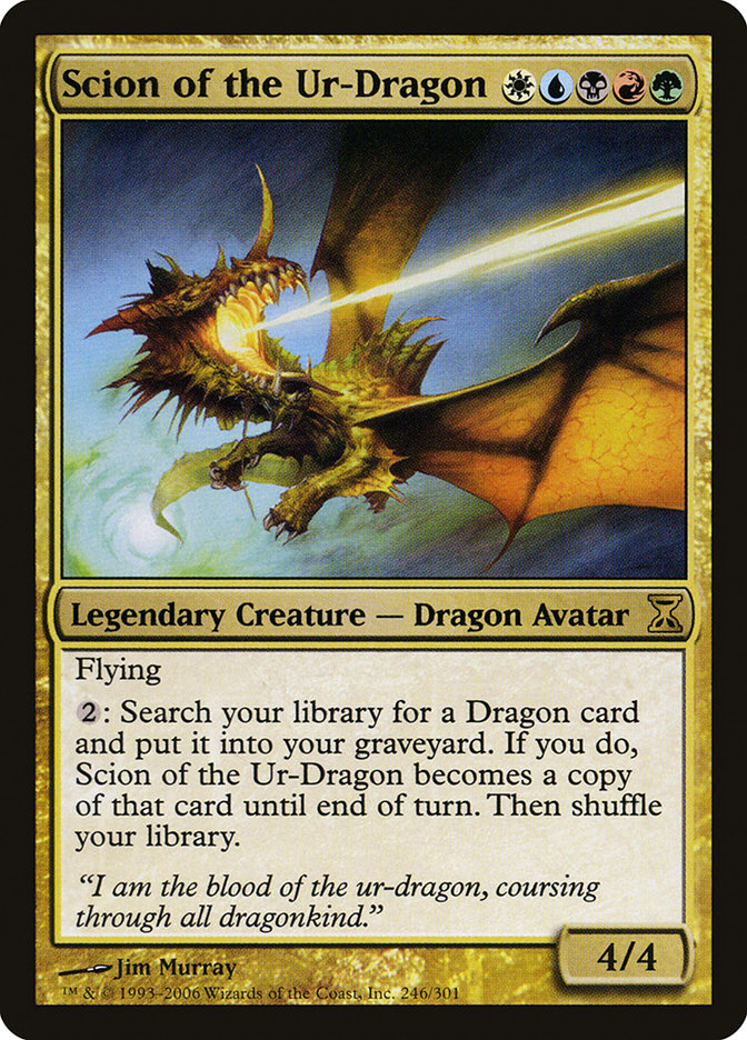 Scion of the Ur-Dragon [Time Spiral] Foil