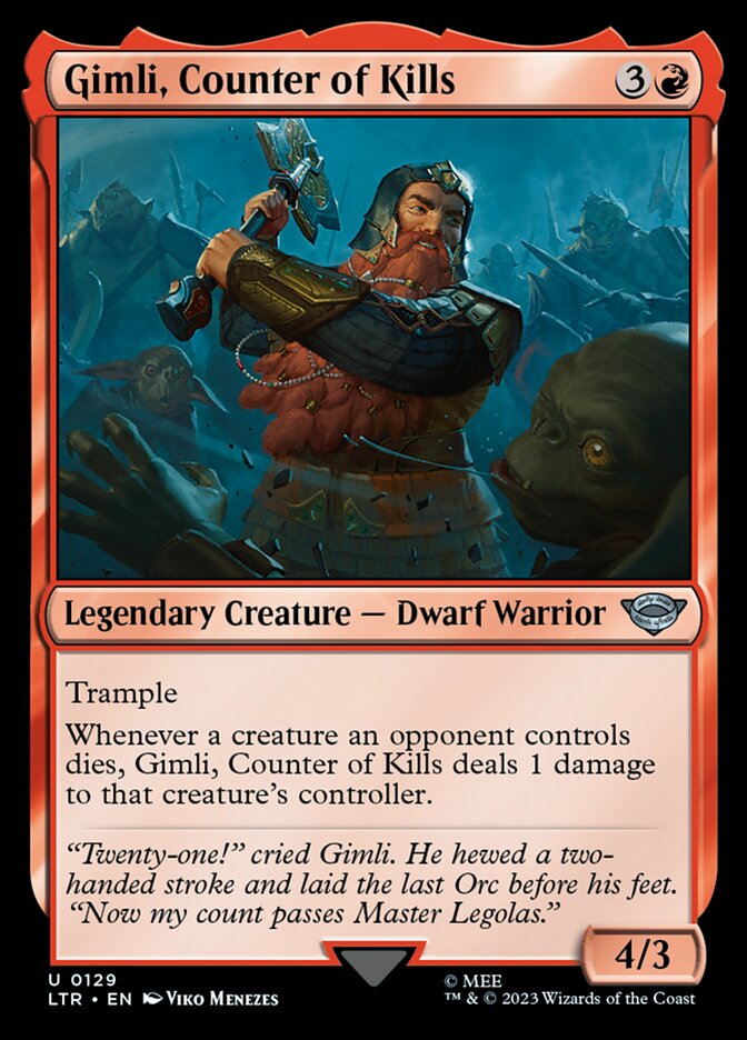 Gimli, Counter of Kills [The Lord of the Rings: Tales of Middle-Earth] Foil