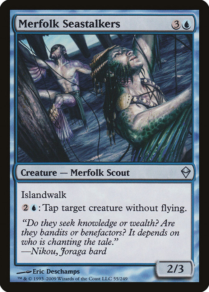 Merfolk Seastalkers [Zendikar] Foil