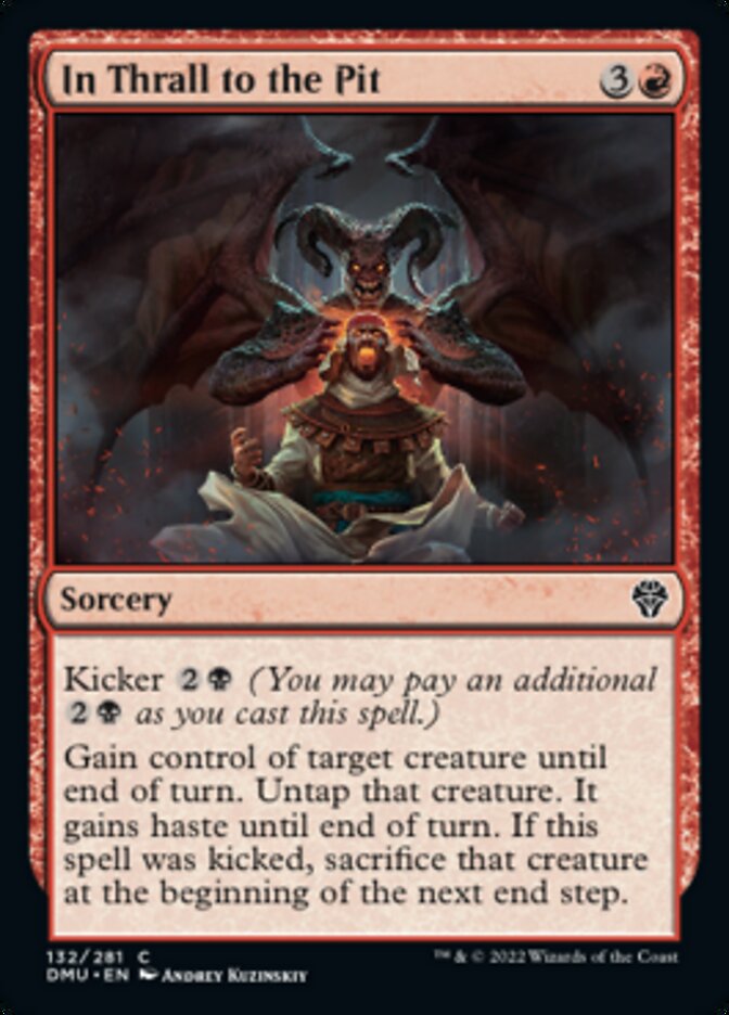 In Thrall to the Pit [Dominaria United] Foil
