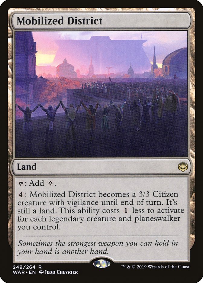 Mobilized District [War of the Spark] Foil