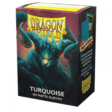 Sleeves - Dragon Shield - Box 100 - Turquoise Atebeck MATTE