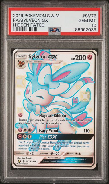 Sylveon GX Hidden Fates #SV76 PSA 10