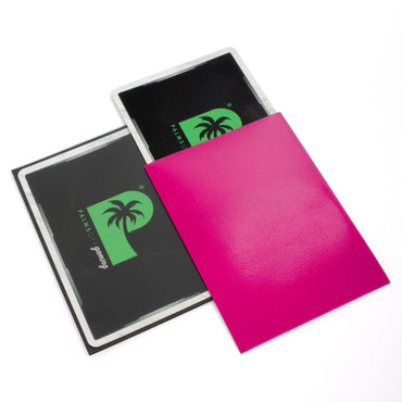 Palms Off Gaming Blackout Deck Sleeves 100pc Pink