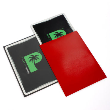 Palms Off Gaming Blackout Deck Sleeves 100pc Red