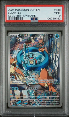 Squirtle Stellar Crown #148 PSA 9