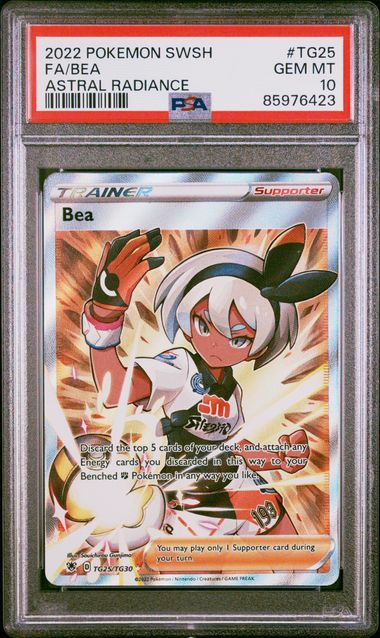 Bea Astral Radiance #TG25 PSA 10