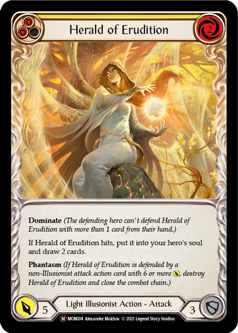 Herald of Erudition [U-MON004-RF] (Monarch Unlimited)  Unlimited Rainbow Foil